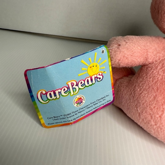 2003 Care Bear 7 inch Cheer Bear plush New With Tags - Picture 4 of 8